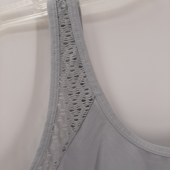 Fabletics gray Dani open tulip back tank t… - Picture 7 of 9
